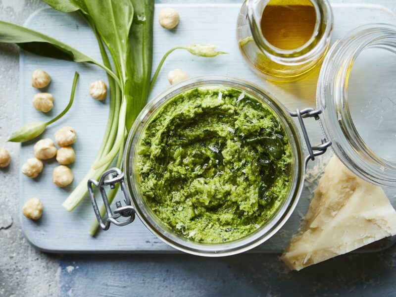 Wild garlic pesto